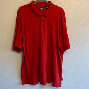 IZOD- silk wash red men’s polo - Size XXL